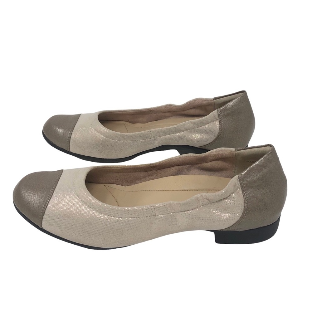 Akaishi Tsuki Cap Toe Flats in Pearl Pink - Picture 4 of 10